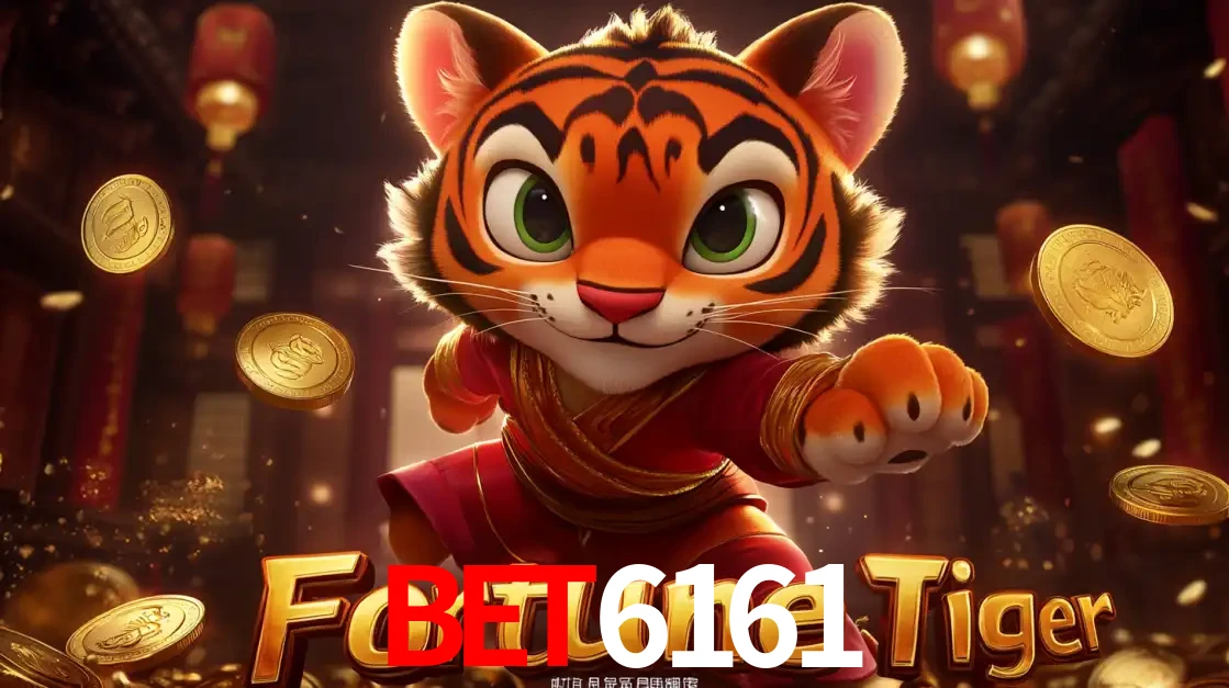 O carismático mascote do jogo de slot Fortune Tiger, um tigre fofo em pose de artes marciais, pronto para trazer sorte e multiplicadores de ganhos no cassino online BET6161.
